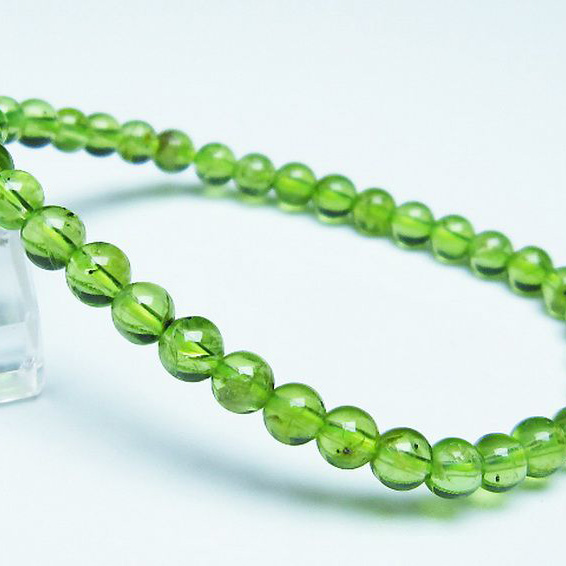 ペリドットブレスレット5mm[T283-9786]