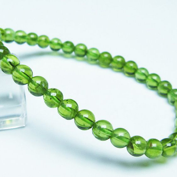 パワーストーン  ペリドットブレスレット5mm[T283-9804]