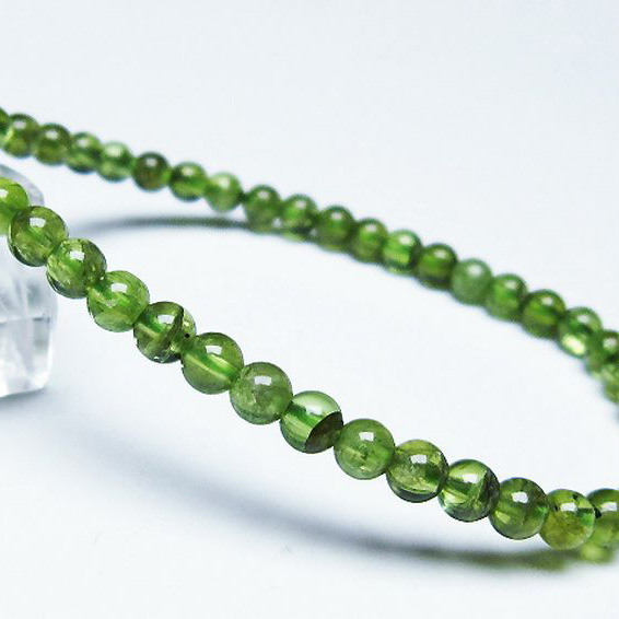 パワーストーン 天然石 ペリドットブレスレット5mm[T283-9986]