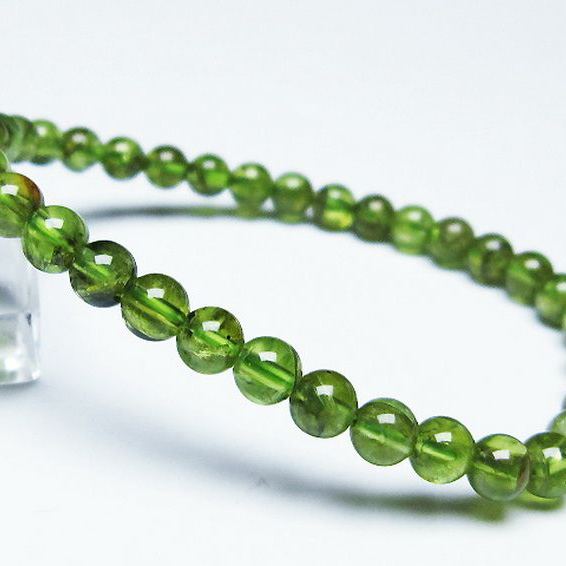 パワーストーン 天然石 ペリドットブレスレット5mm[T283-9987]