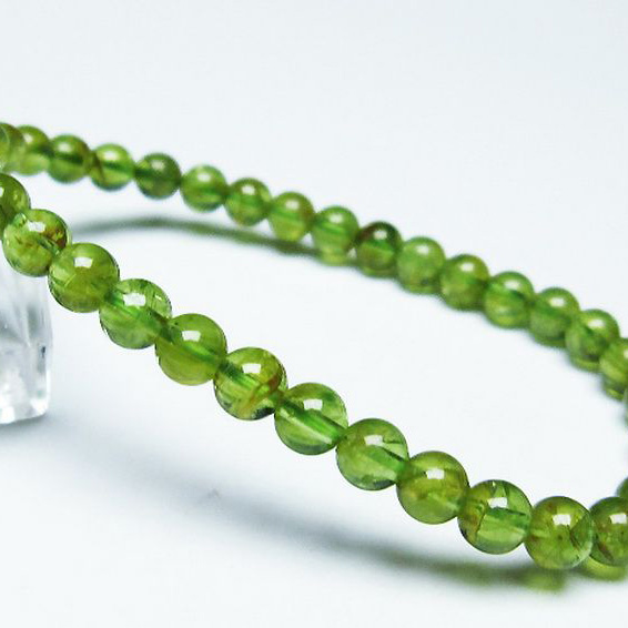 パワーストーン 天然石 ペリドットブレスレット5mm[T283-9988]