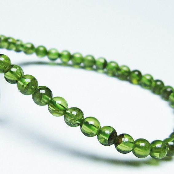 パワーストーン 天然石 ペリドットブレスレット5mm[T283-9999]