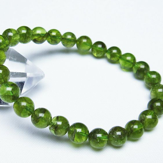 ペリドットブレスレット7mm[T284-2035]