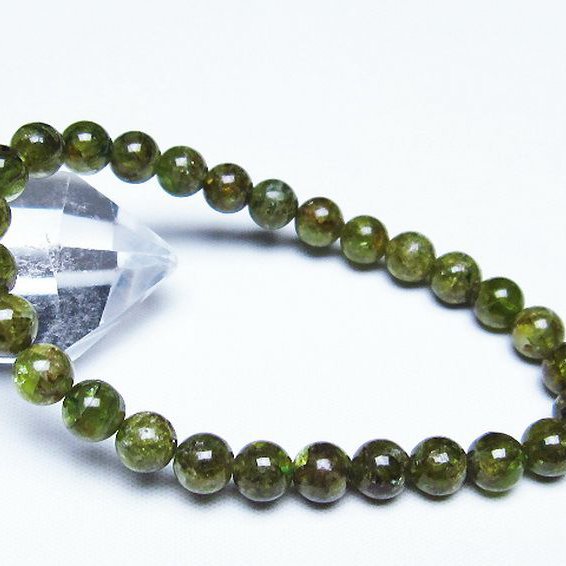ペリドットブレスレット 7mm [T284-2584]