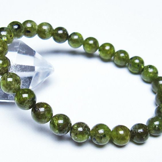 ペリドットブレスレット 7mm [T284-2619]