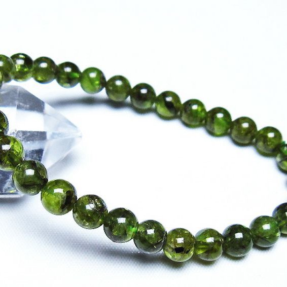 ペリドットブレスレット 7mm [T284-2717]