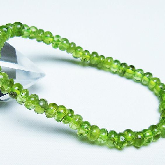 ペリドットブレスレット 6mm [T284-2825]