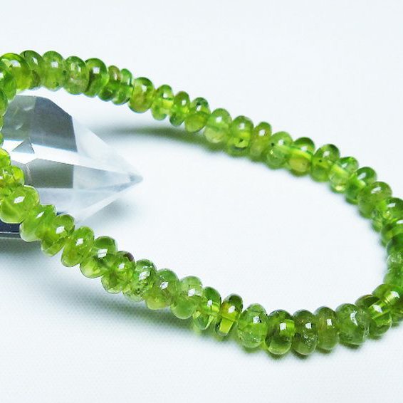 ペリドットブレスレット 7mm [T284-2905]