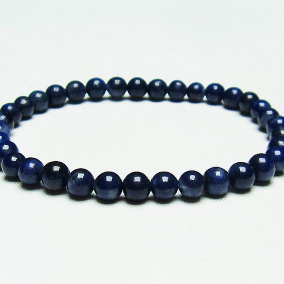 デュモルチェライトインクォーツ ブレスレット5mm[T286-3605]