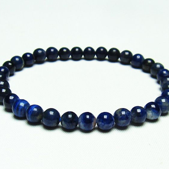 デュモルチェライトインクォーツ ブレスレット6mm[T286-3607]