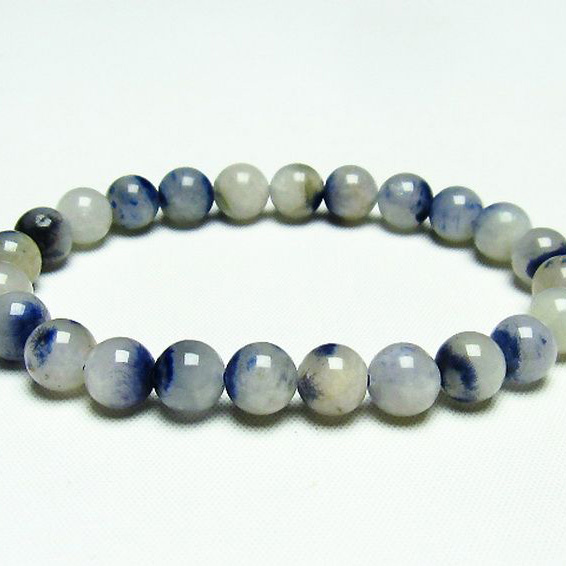 デュモルチェライトインクォーツ ブレスレット8mm[T286-3636]