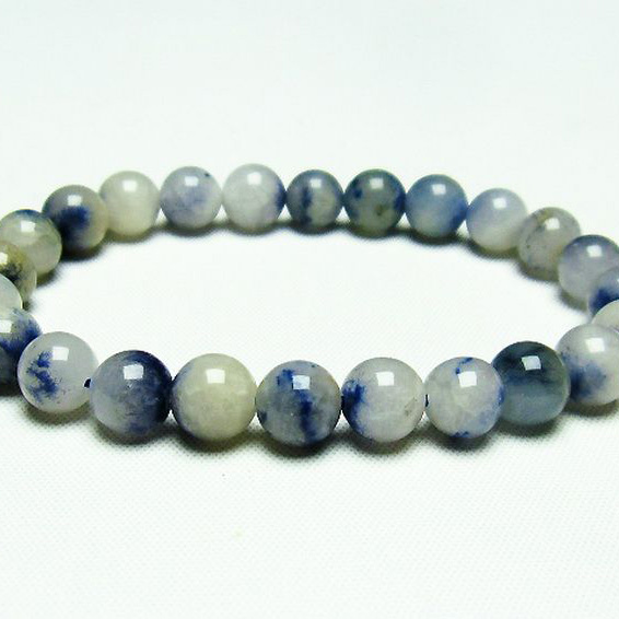 デュモルチェライトインクォーツ ブレスレット8mm[T286-3666]