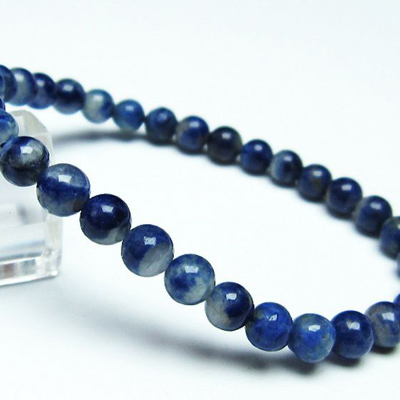 デュモルチェライトインクォーツ ブレスレット6mm[T286-4135]