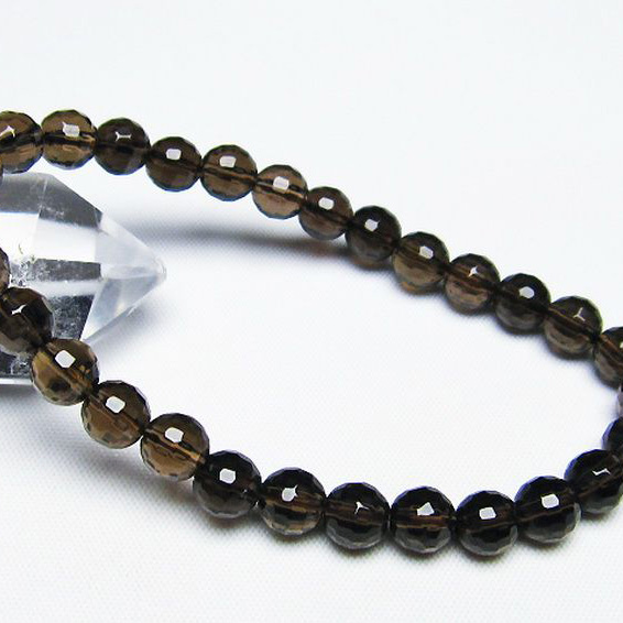 ライトニング水晶ブレスレット7mm[T287-1954]