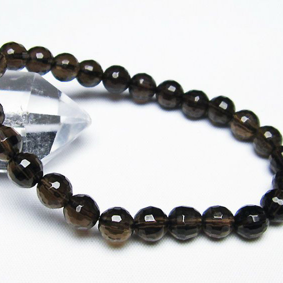 ライトニング水晶ブレスレット7mm[T287-2001]