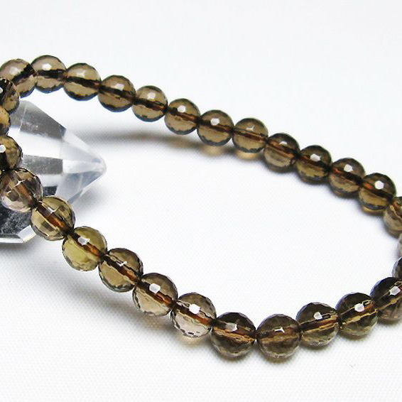 パワーストーン 天然石 ライトニング水晶ブレスレット 7mm [T287-2111]