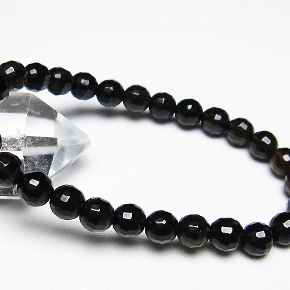 パワーストーン 天然石 ライトニング水晶ブレスレット 7mm [T287-2272]