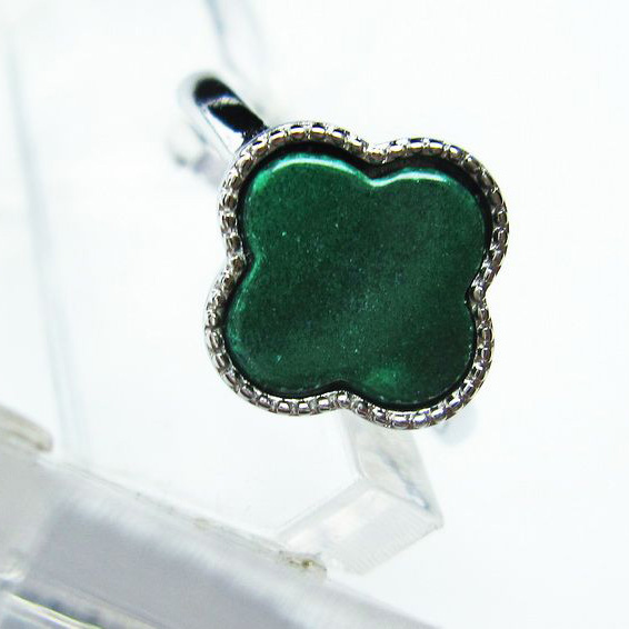 マラカイト指輪(13号)[T290-899]