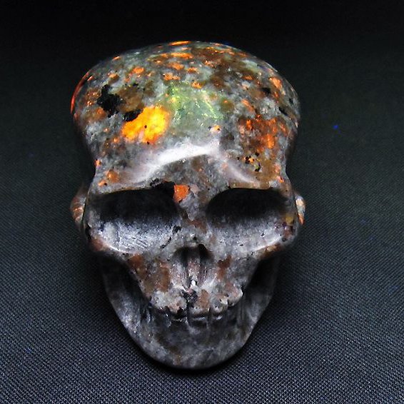 ユーパーライト ドクロ 置物[T292-3321]