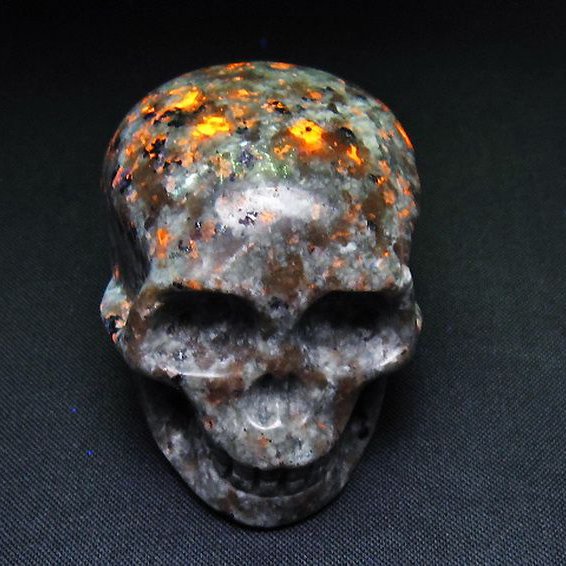 ユーパーライト ドクロ 置物[T292-3330]