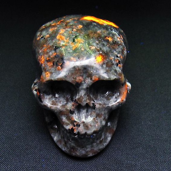 ユーパーライト ドクロ 置物[T292-3336]