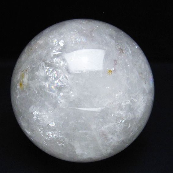 1.6Kgヒマラヤ水晶丸玉 107mm [T296-2244]