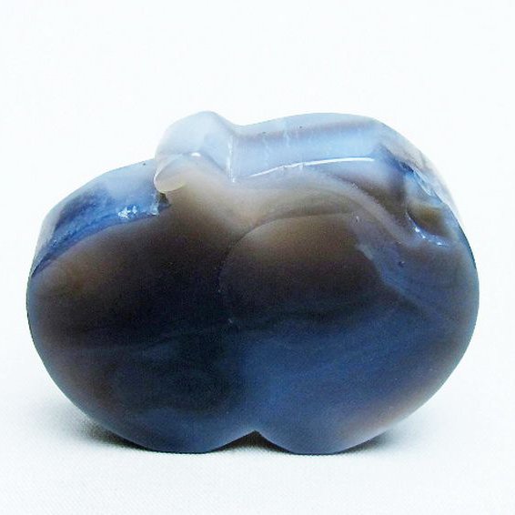 アゲート リンゴ 置物[T300-3646]