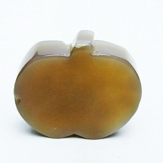 アゲート リンゴ 置物[T300-3661]