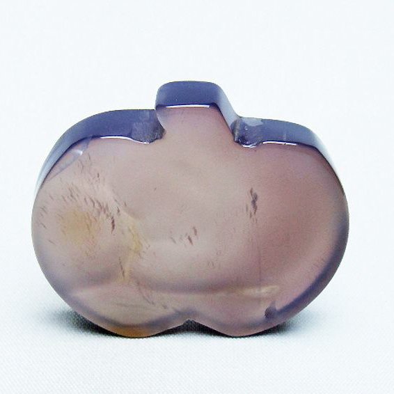 アゲート リンゴ 置物[T300-3742]