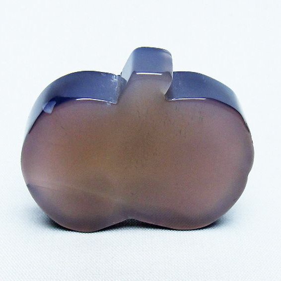 アゲート リンゴ 置物[T300-3746]