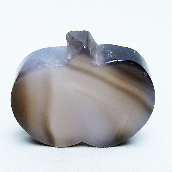 アゲート リンゴ 置物[T300-3758]