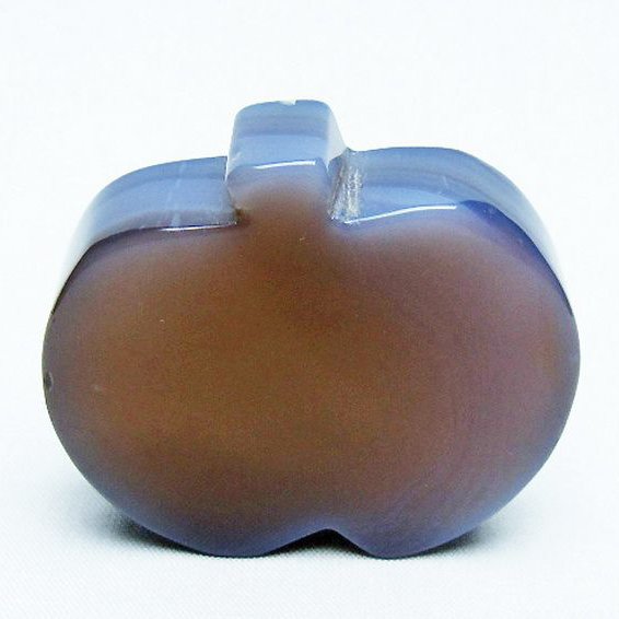 アゲート リンゴ 置物[T300-3762]