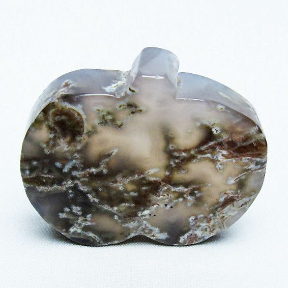 アゲート リンゴ 置物[T300-3779]