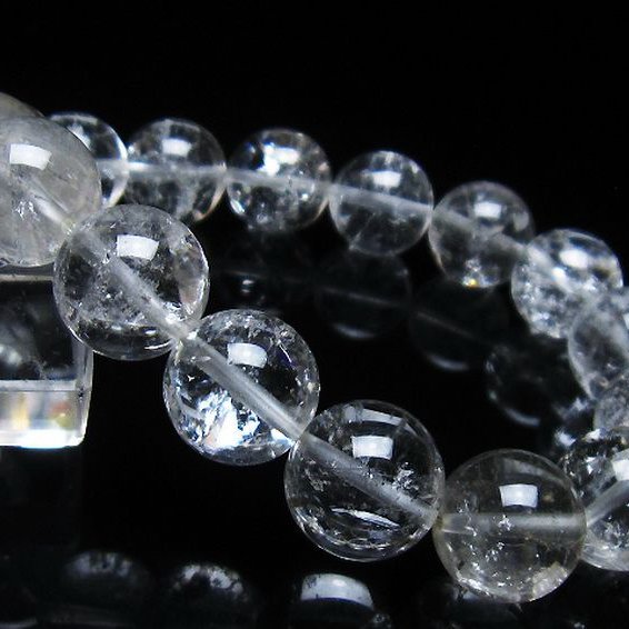 アイリスクォーツ 虹入り レインボー水晶 ブレスレット 13mm [T303-1513]