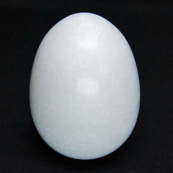 漢白玉たまご置物[T306-2502]
