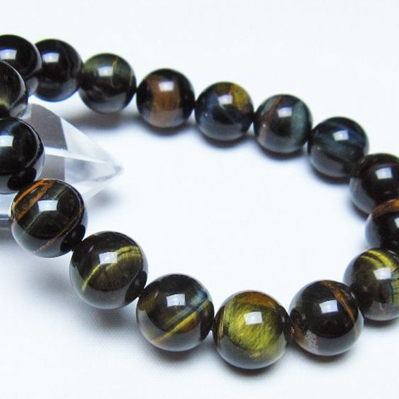 ミックスタイガーアイブレスレット 13mm [t31-6241]