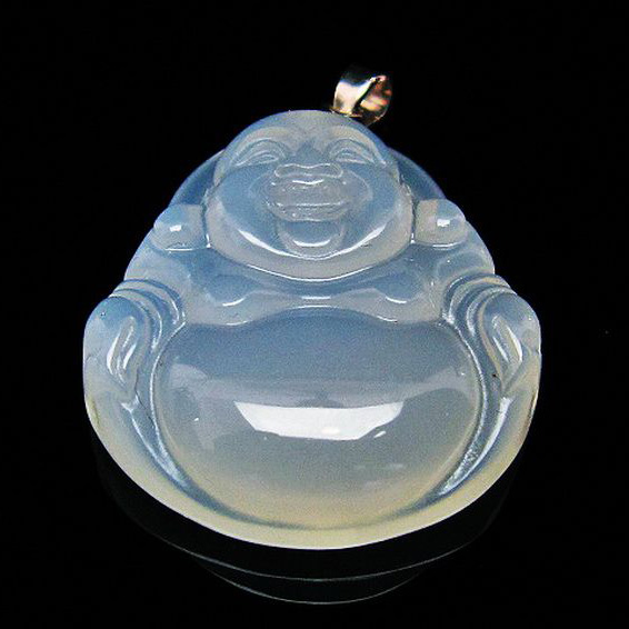 アゲート 布袋様 ペンダント[T314-3411]