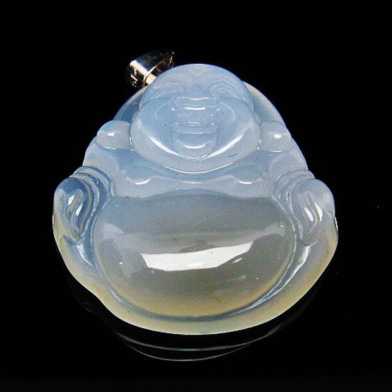 アゲート 布袋様 ペンダント[T314-3420]