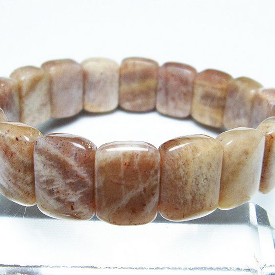 オレンジムーンストーン バングル[T315-2271]