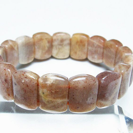 オレンジムーンストーン バングル[T315-2286]