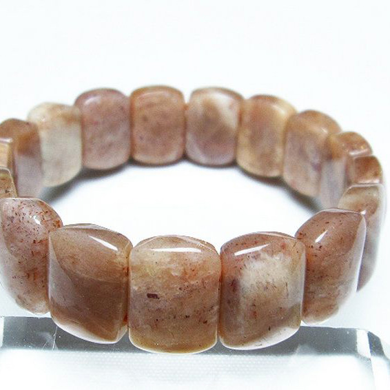 オレンジムーンストーン バングル[T315-2345]