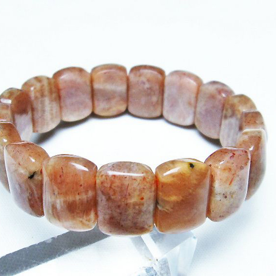 オレンジムーンストーン バングル[T315-2467]