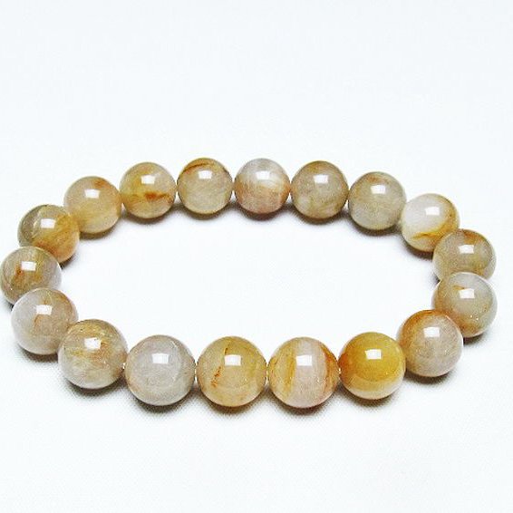 ラビットヘアールチルブレスレット 12mm [T316-1933]