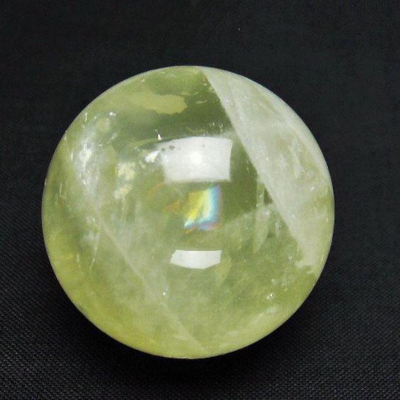 シトリン水晶丸玉 37mm [T318-5206]