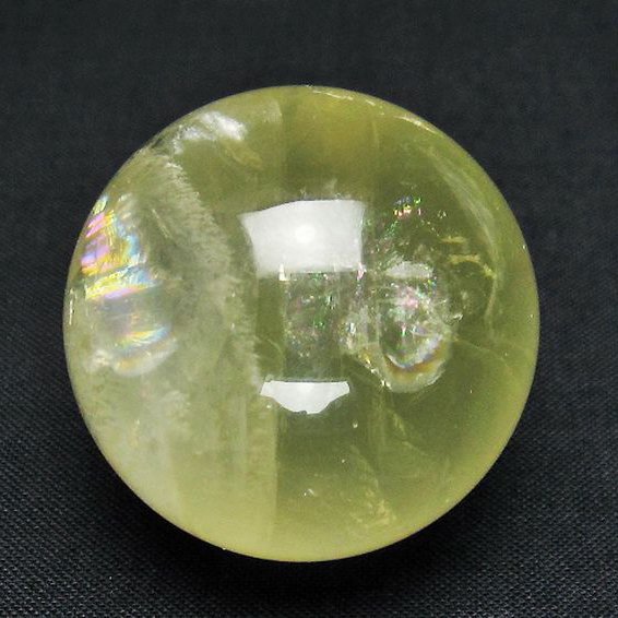 シトリン水晶丸玉 37mm [T318-5272]