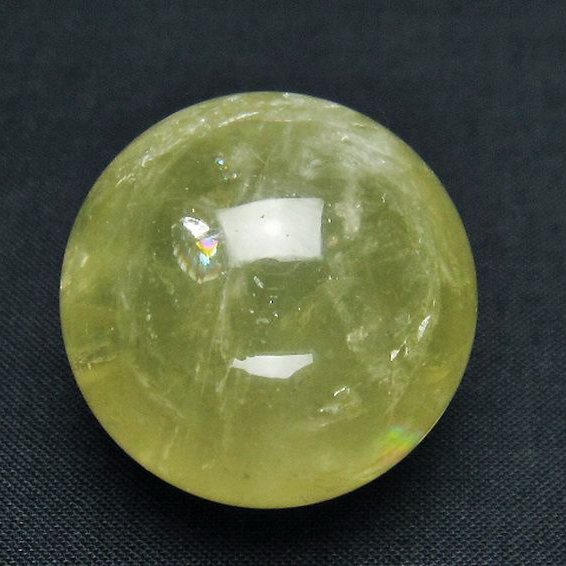 シトリン水晶丸玉 32mm [T318-5306]