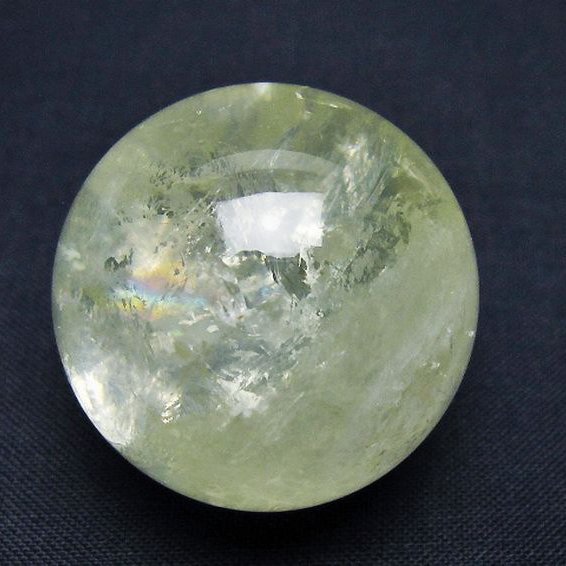 シトリン水晶丸玉 32mm [T318-6186]