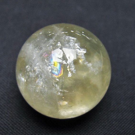 シトリン水晶丸玉 23mm [t318-6368]