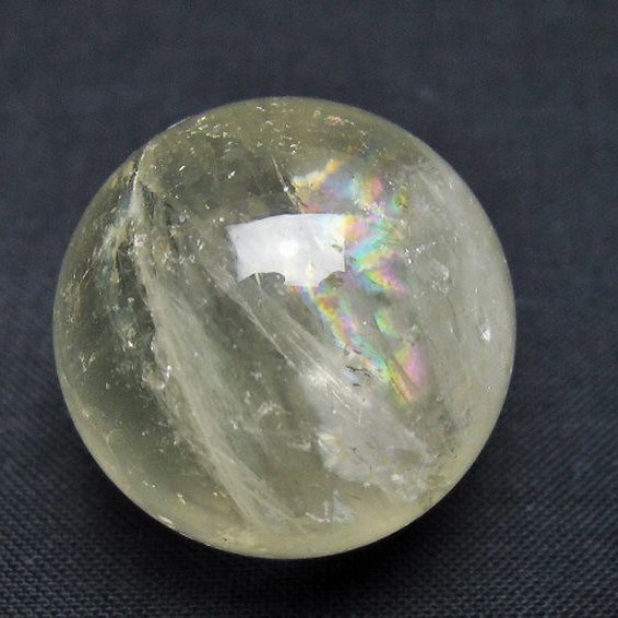 シトリン水晶丸玉 27mm [t318-6410]