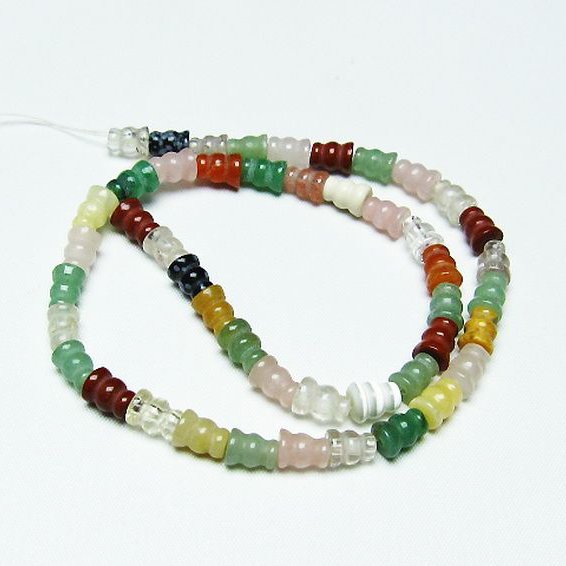 福禄寿 葫芦 ビーズ 一連 0mm [t322-2662]